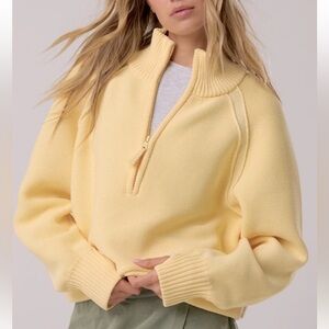 NWOT OFFLINE By Aerie Cool Down Quarter Zip Sweater